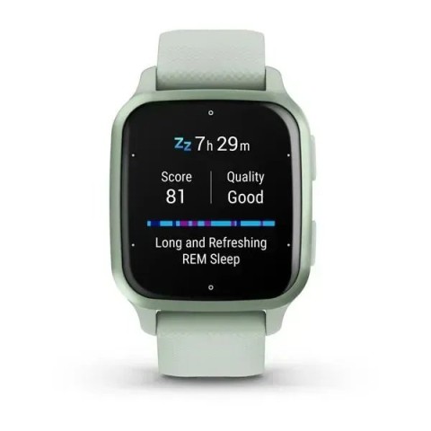 Смарт-часы Garmin Venu Sq 2 ментоловые с безелем металлик