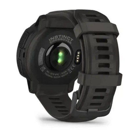 Смарт-годинник Garmin Instinct Crossover Solar графітовий