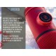 Портативна еспресо-кавоварка Wacaco Nanopresso зелена з чохлом, механічна, для меленої кави
