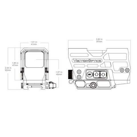 Приціл коліматорний Vector Optics Frenzy Plus 1x31x26 Multi-Reticle