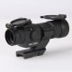Коллиматорный прицел Holosun Tube HS406A 2 MOA на Weaver