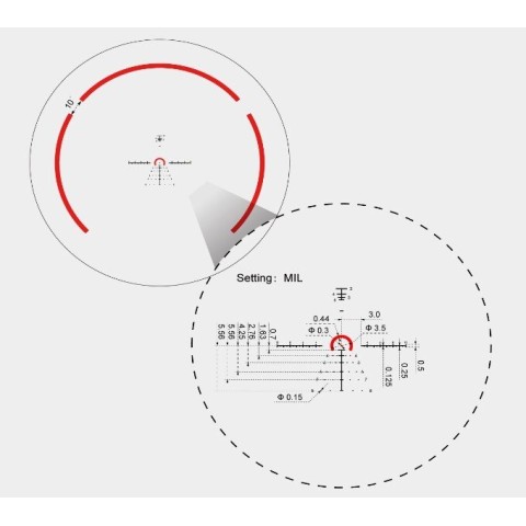 Приціл оптичний Vector Optics Constantine 1-8x24 (30 мм) FFP illum. VCO-1 MIL RAR