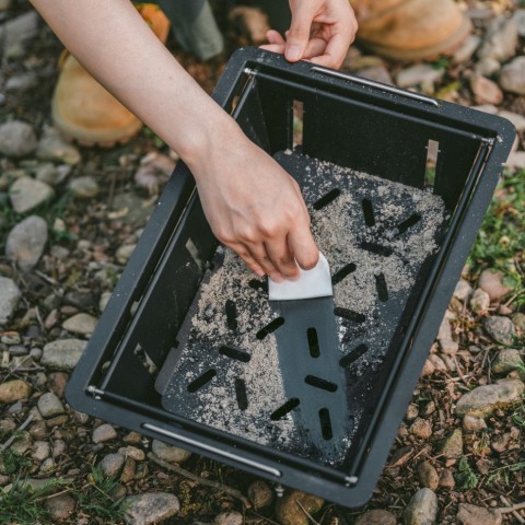 Стіл для барбекю сталевий Naturehike CNK2350CF018, чорний