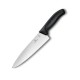 Кухонний ніж Victorinox SwissClassic Carving лезо 20см широке з чорн. ручкою у подар.упак.