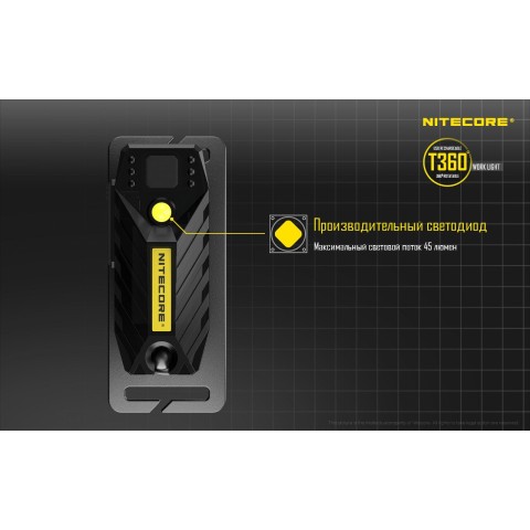 Фонарь многофункциональный, налобный  Nitecore T360