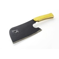 Ніж туристичний розділочний цільнометалевий з дерев'яною ручкою СИЛА 750 г