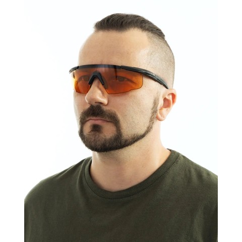 Очки баллистические Wiley X Saber Advanced. 2 линзы (Grey/Rust) оправа Black