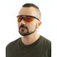 Очки баллистические Wiley X Saber Advanced. 2 линзы (Grey/Rust) оправа Black