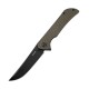 Ніж складаний туристичний Ruike P122-MB, (9.2 см) 14C28N / мікарта коричневий