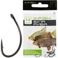 Крючок X-Fish Белая Рыба #14 (8 шт/уп)