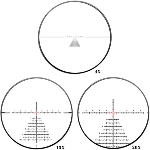 Приціл Discovery Optics ED-PRS 4-20X52SFIR 34mm, з підсвічуванням (230101)