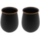 Набор Barebones Tumbler/Enamel/Set 2 шт charcoal
