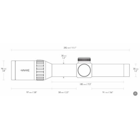 Приціл оптичний Hawke Endurance 30 WA 1-4x24 (L4A IR Dot)