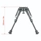 Сошки Vector Optics 155-230 мм на антабку. Карбонове волокно, підпружинені