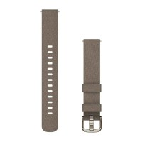 Швидкозмінні ремінці для смарт-годинника Garmin 14 мм нейлонові Coffee/cream gold