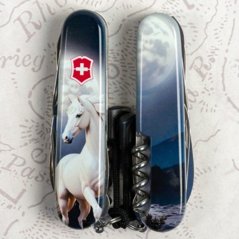 Складаний ніж Victorinox HUNTSMAN ZODIAC Магічний кінь 1.3713.3.Z5280pk