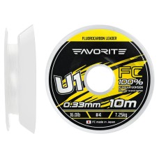 Флюорокарбон Favorite U1 FC 10m #4.0/0.33mm 16.0lb/7.25kg