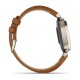 Смарт-часы Garmin Lily 2 Classic кремово-золотистые со смуглым кожаным ремешком