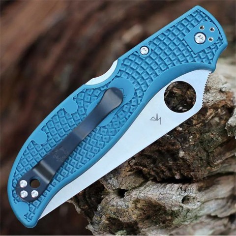 Ніж Spyderco Stretch 2 XL Lightweight, K390, FRN blue