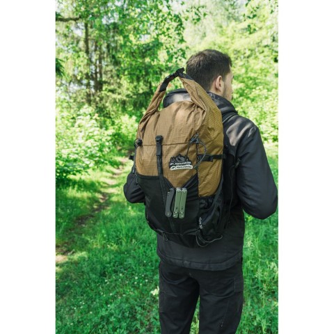 Рюкзак туристичний Naturehike Helium CNK2300016, 30+5 л, коричневий