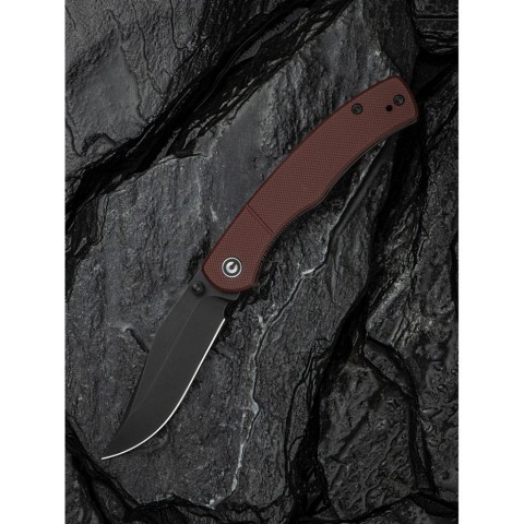 Ніж складаний кишеньковий Civivi Clingman, (7.6 см) Nitro-V / G10 темно-червоний