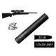 Глушник розбірний AFTactical S39, .22LR, 1/2x20 UNEF