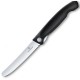 Кухонний ніж Victorinox SwissClassic Foldable Paring лезо 11см хвил. з чорн. ручкою (блістер)