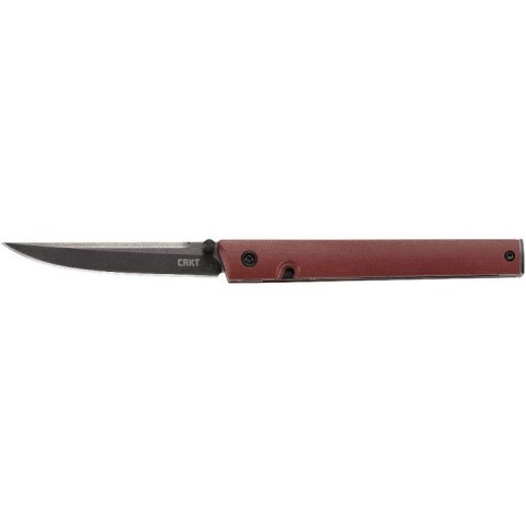 Ніж CRKT CEO, шпеньок, burgundy, D2 (7096BKD2)