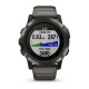 Смарт-часы Garmin fenix 5X Plus Sapphire серые титановые DLC с титановым ремешком
