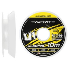 Флюорокарбон Favorite U1 FC 10m #0.8/0.148mm 3.6lb/1.65kg
