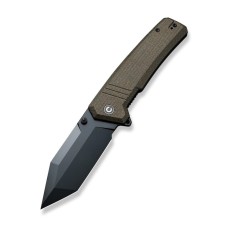 Ніж складаний тактичний Civivi Bhaltair, (10.1 см) 14C28N / Micarta зелений