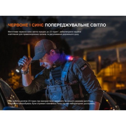 Ліхтар з кліпсою Fenix E04R, чорний