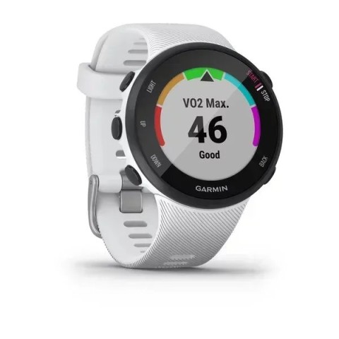 Смарт-часы Garmin Forerunner 45S с белым ремешком