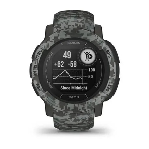Смарт-годинник Garmin Instinct 2 Camo Edition графітовий