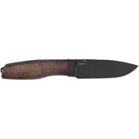 Нож Lionsteel Acha Black blade - Natural Burlap M390