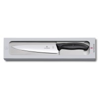 Ніж кухонний обробний Victorinox SwissClassic 19 cм, чорний в подарунковій упаковці