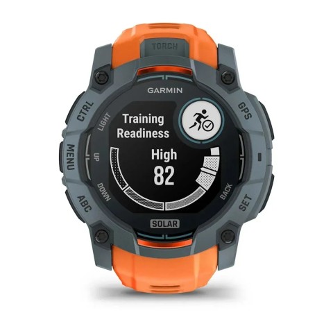 Смарт-годинник Garmin Instinct 3 (50 мм) Solar сутінковий/сонячний