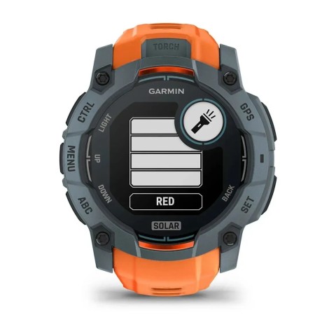 Смарт-годинник Garmin Instinct 3 (50 мм) Solar сутінковий/сонячний