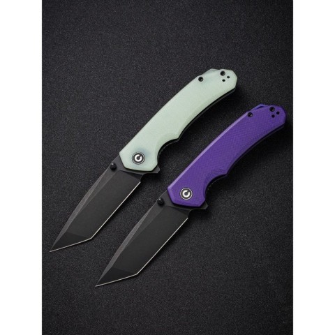 Ніж складаний туристичний Civivi Brazen, (8.8 см) D2 / G10 фіолетовий