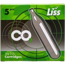 Баллон CO2 Liss 12g, 5 шт/уп, 60 уп/ящ