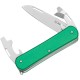 Нож многофункциональный Fox Vulpis Aluminium OD Green. 3 инструмента
