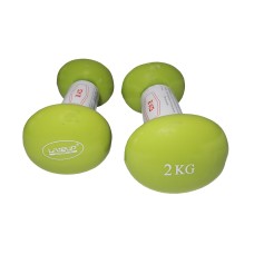 Гантели виниловые пара LiveUp VINYL  DUMBBELL EGG HEAD