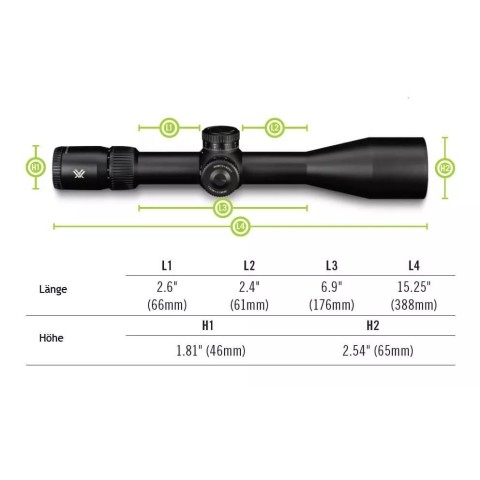 Оптический прицел Vortex Venom 5-25x56 FFP с сеткой EBR-7C МRAD