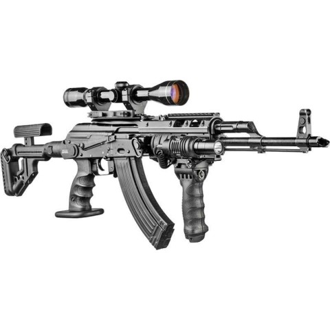 Рукоятка пистолетная снайперская FAB для AK/Galil, черная