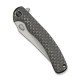 Ніж складаний туристичний Weknife Dracarys, (9.1 см) Böhler M390 / титан 6AL4V сірий