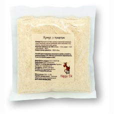Хумус з томатами  Happy Elk прозора упаковка
