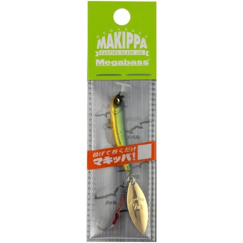 Тейл-спиннер Megabass Makippa 3.0g Green Gold