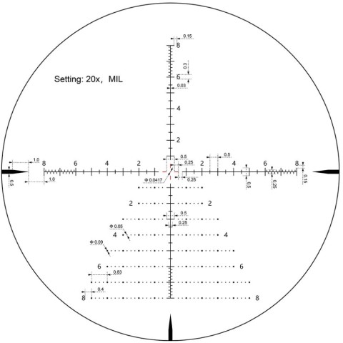 Приціл оптичний Vector Optics Taurus 3-24x56 (34 мм) illum. SFP ED