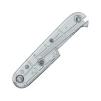 Накладка на ніж Victorinox 91мм silver transparent задня (Ha)