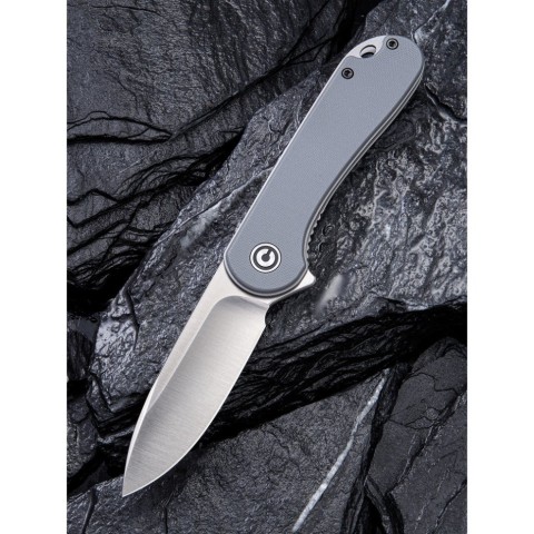 Ніж складаний кишеньковий Civivi Elementum, (7.5 см) D2 / G10 сірий